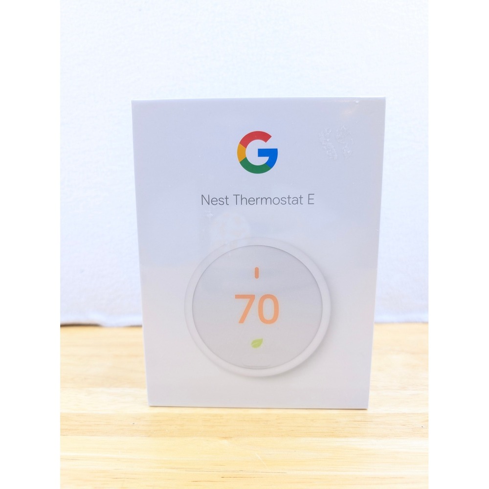 Google Nest Thermostat E Smart Wi-Fi Programmable White T4000ES New Sealed